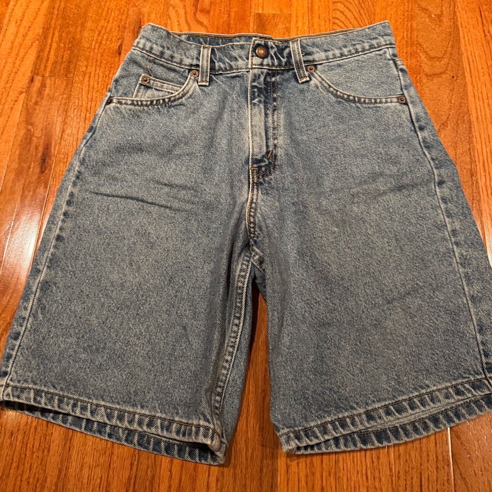 Levi Strauss Boys Denim Jean Shorts in Classic Blue